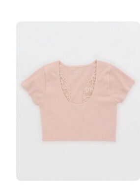 Aerie Super Chill Cropped Top